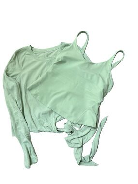 Lululemon Time to Restore Long Sleeve Nulu and Align Waist-Length tank